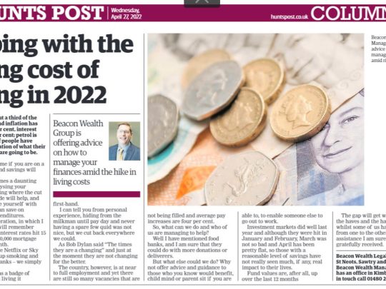 Coping with the Rising Cost of Living in 2022
