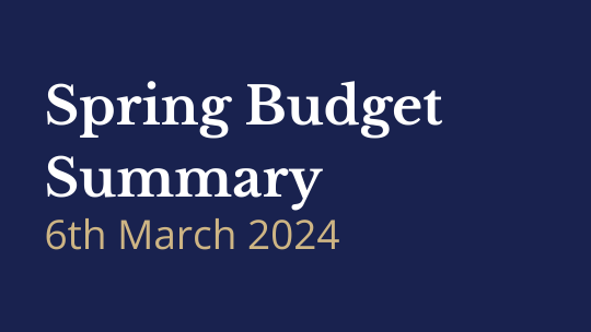 What’s in the 2024 Spring Budget?